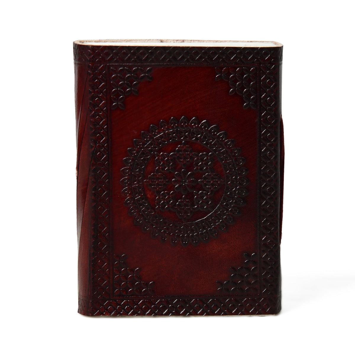 Nature's Wisdom Leather Journal by Classy Leather Bags