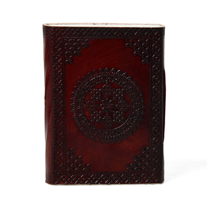 Nature's Wisdom Leather Journal by Classy Leather Bags