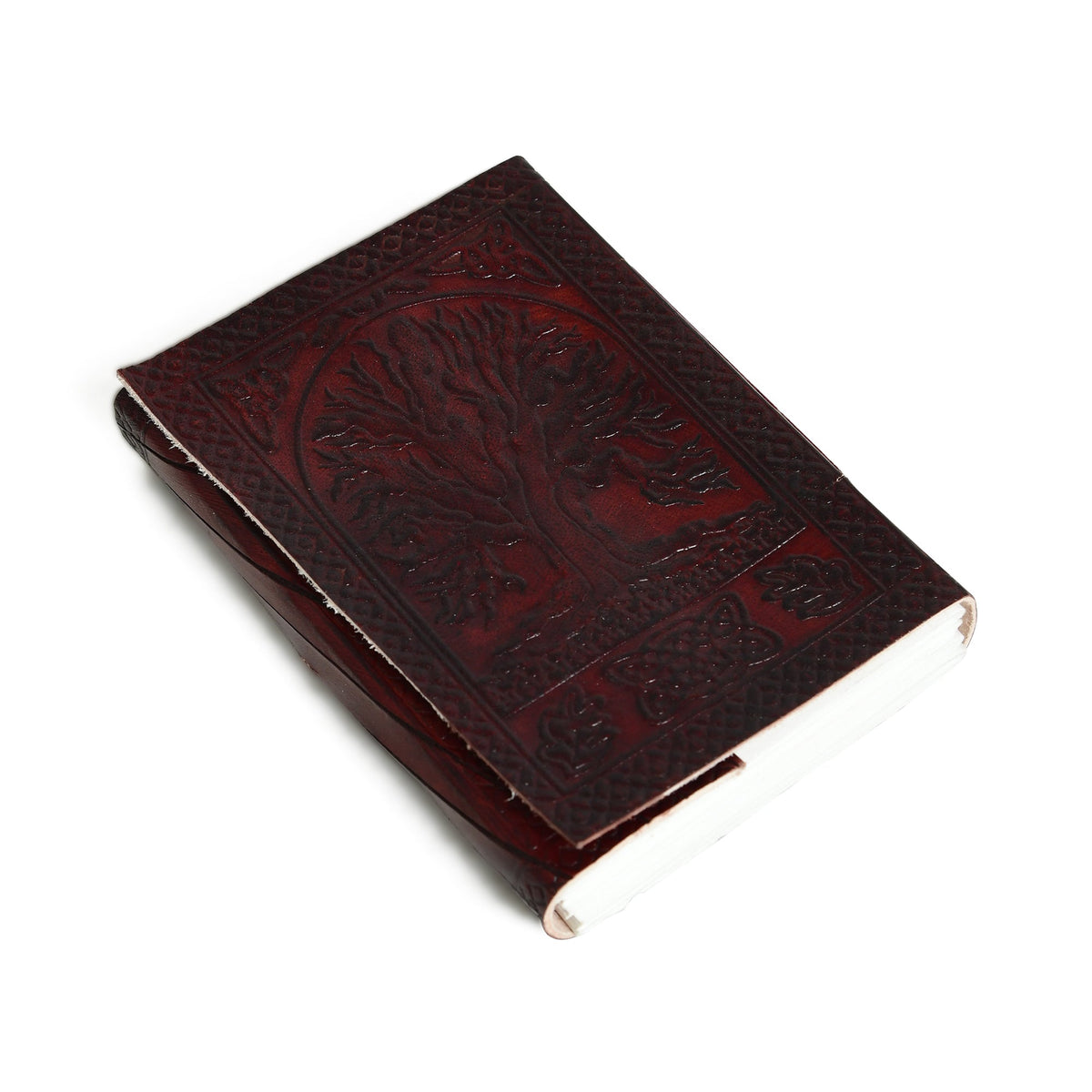 Nature's Wisdom Leather Journal by Classy Leather Bags