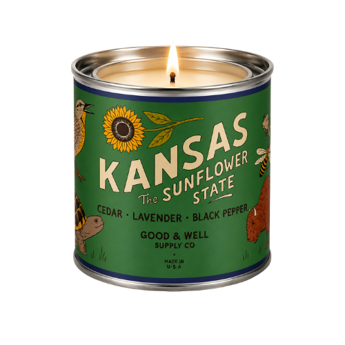 Kansas State Candle by Good & Well Supply Co.