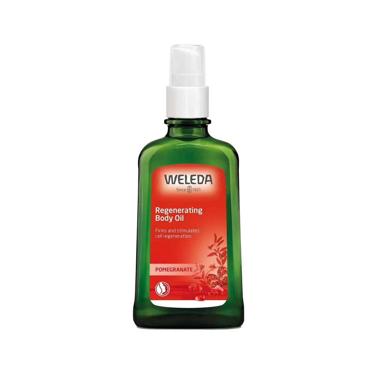 Weleda Regenerating Pomegranate Body Oil 100ml - Natural Skincare for Nourished Skin by Beauty Care Bag