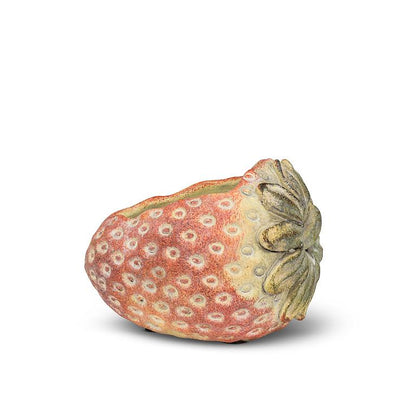 Laying Strawberry Cement Planter by Rust & Cinder