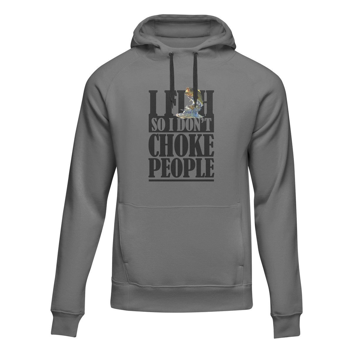 I Fish So I Don't Choke People Unisex Hoodie by Outdoorzees