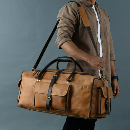 Corpus Travel Duffel by Classy Leather Bags