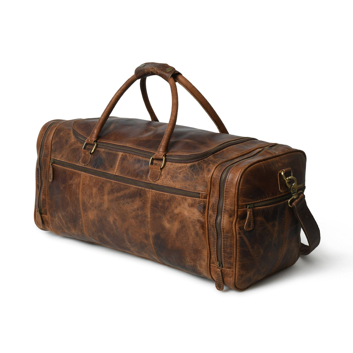 Cohen Buffalo Weekender Duffle by Classy Leather Bags
