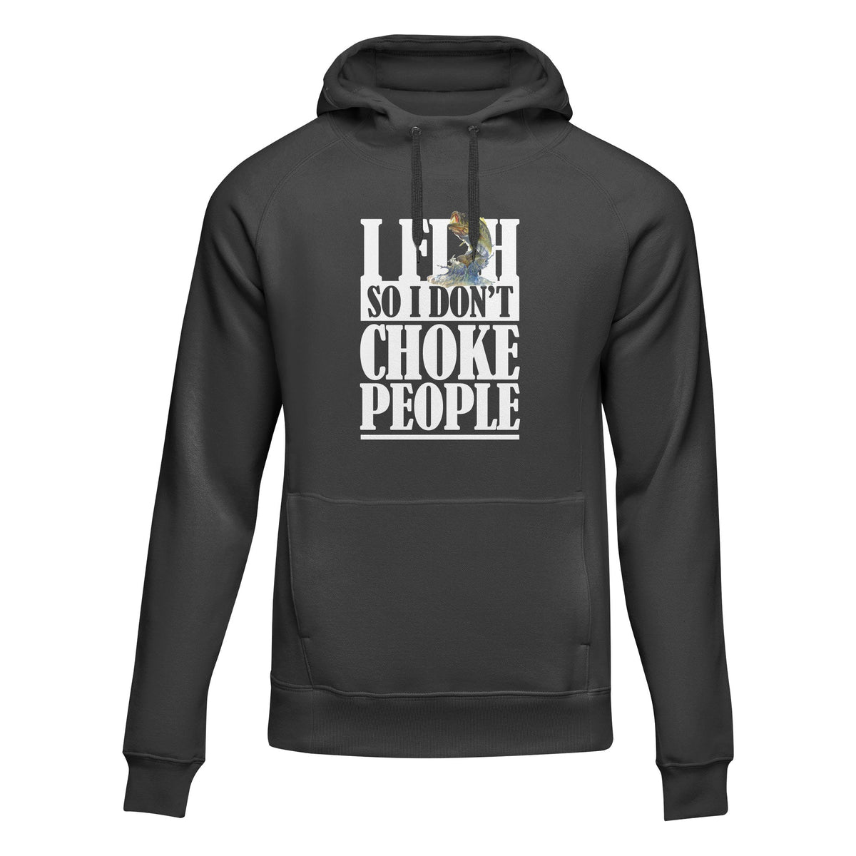 I Fish So I Don't Choke People Unisex Hoodie by Outdoorzees