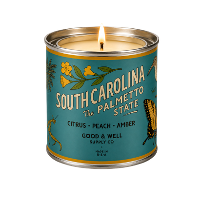 South Carolina State Candle by Good & Well Supply Co.