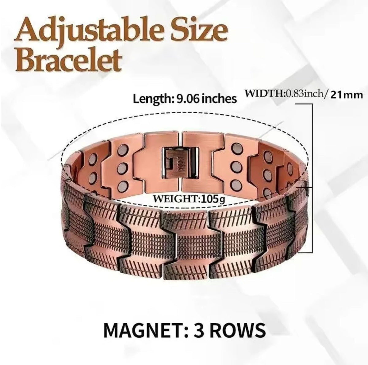 PureMag Copper Bracelet by V.I.P Digital Presence