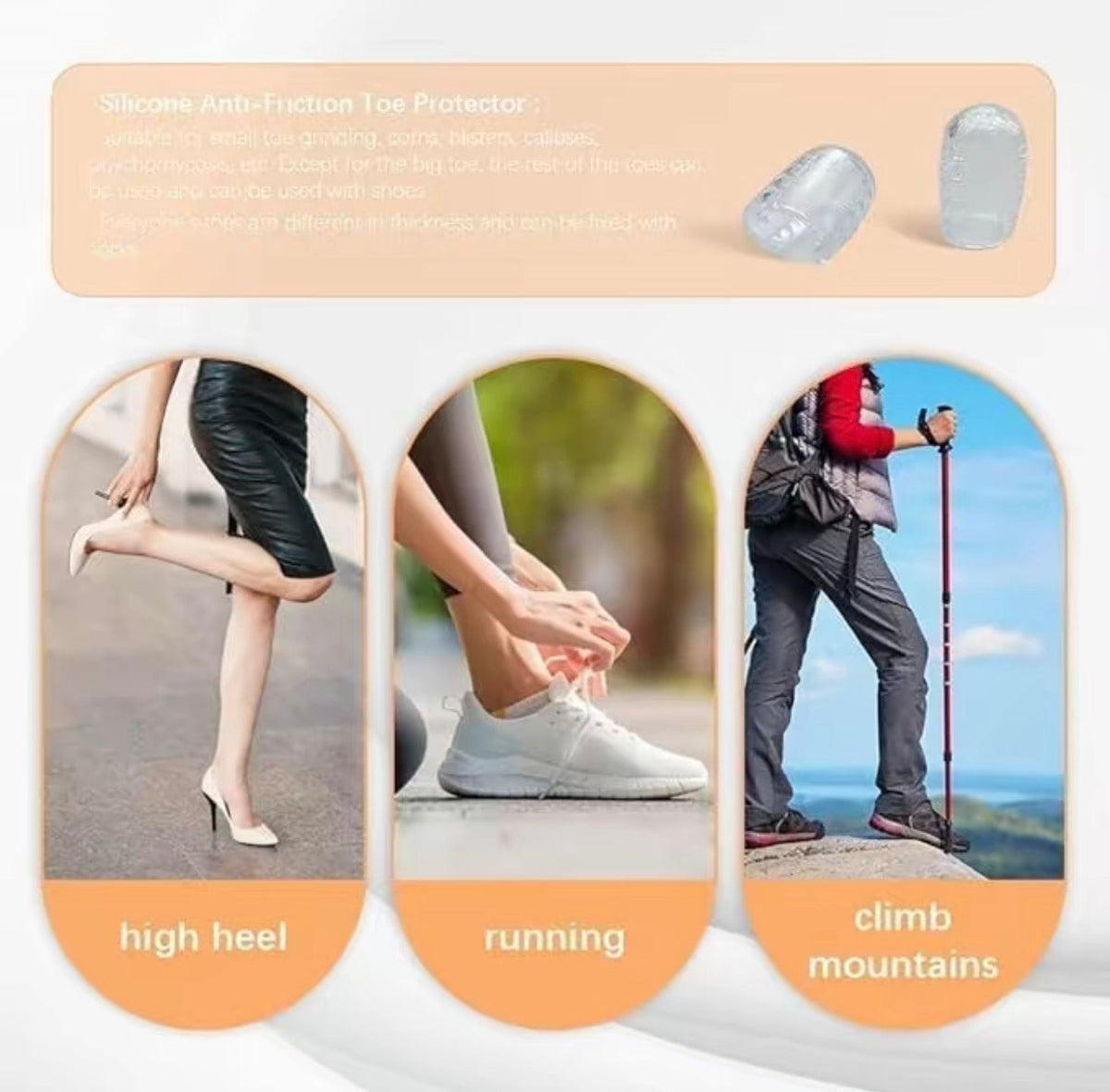Silicone Gel Toe Caps by V.I.P Digital Presence
