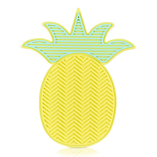 Eklips Pineapple Makeup Brush Cleaning Pad for Deep Cleansing by Beauty Care Bag