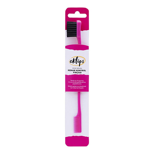 Eklips soft bristle baby hair brush with comb tip