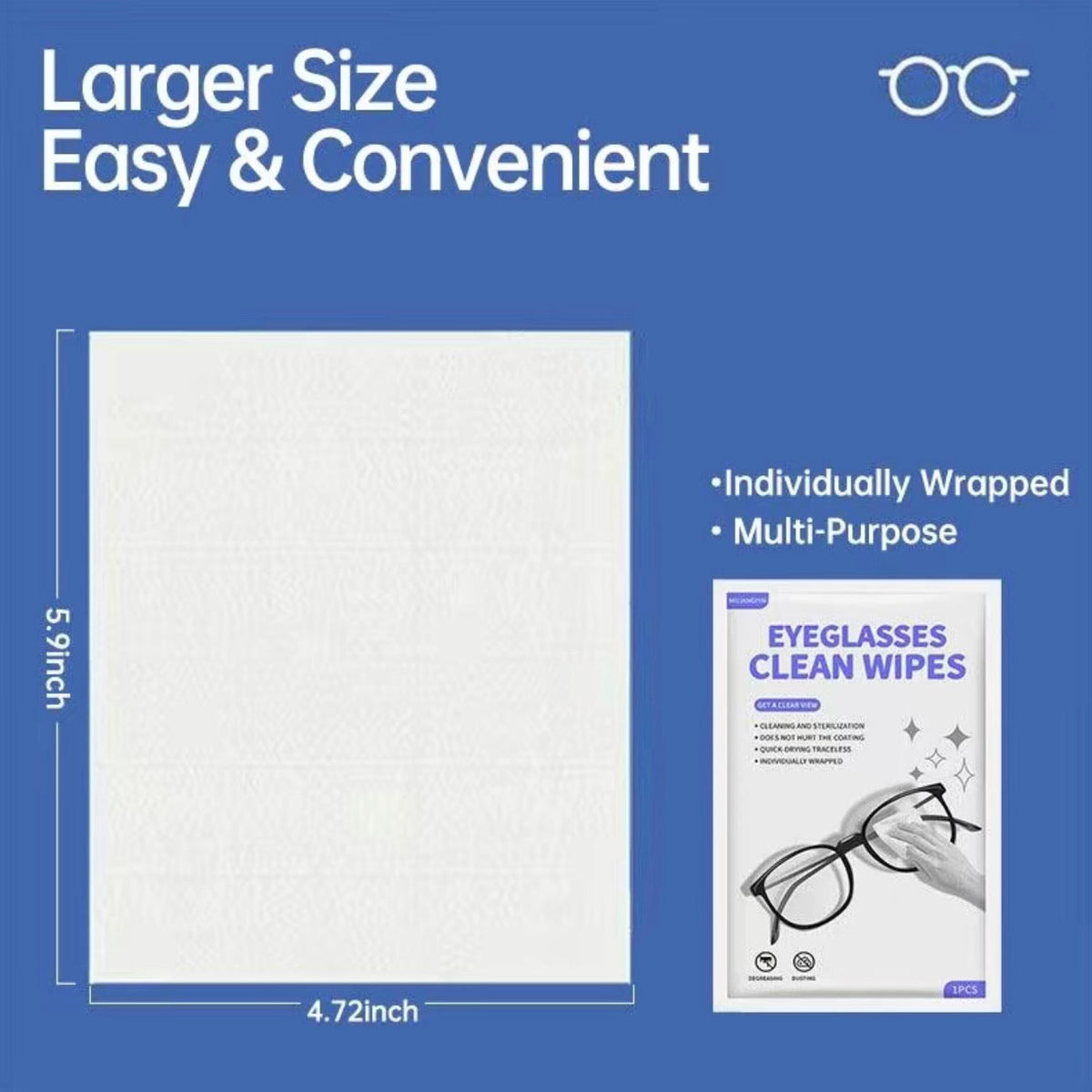 LensClean Wipes by V.I.P Digital Presence