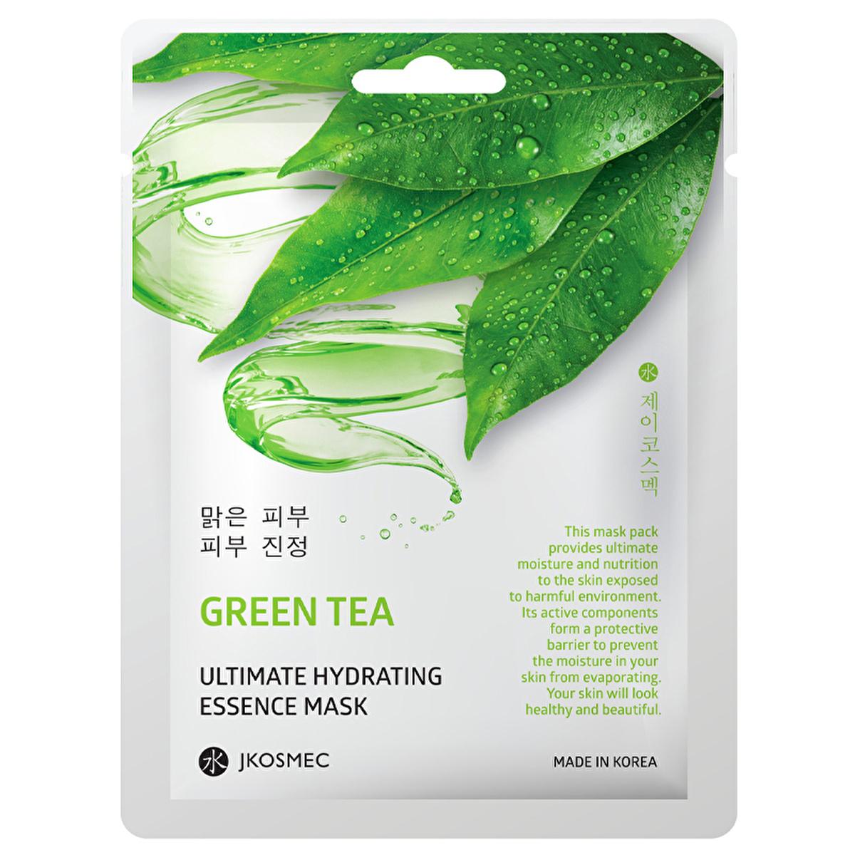 JKosmec Hydrating Green Tea Face Mask - Moisturizing & Toner for All Skin Types | 25 ml by Beauty Care Bag