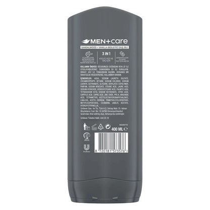 Dove Men+Care Sandalwood & Vanilla Body Wash 400 ml by Beauty Care Bag
