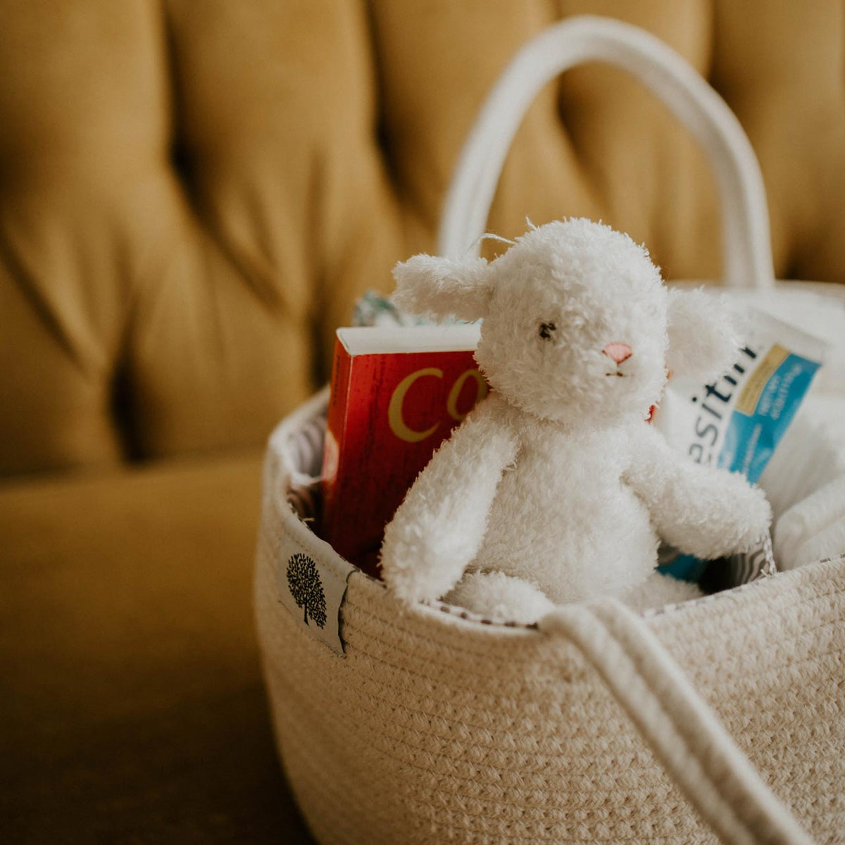 Rope Diaper Caddy by Parker Baby Co.