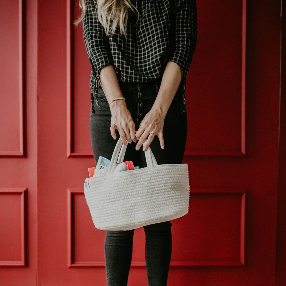 Rope Diaper Caddy by Parker Baby Co.