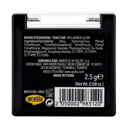 LYKD Shimmer Single Eyeshadow in 983 Amber Glow by Beauty Care Bag