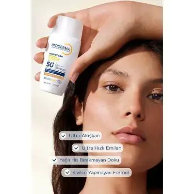 Bioderma Photoderm XDefense SPF50+ Golden Tinted Sunscreen: Broad Spectrum Protection, Antioxidant, Evens Skin Tone, Makeup Base by Beauty Care Bag