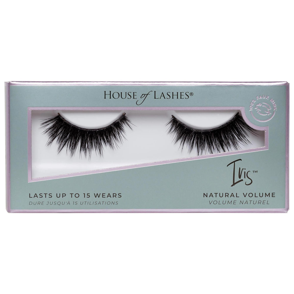 Faux Lash Studio Cruelty-Free Faux Mink Volumizing False Eyelashes: 3D Fiber, Lightweight, Reusable, Comfortable Fake Lashes by Beauty Care Bag