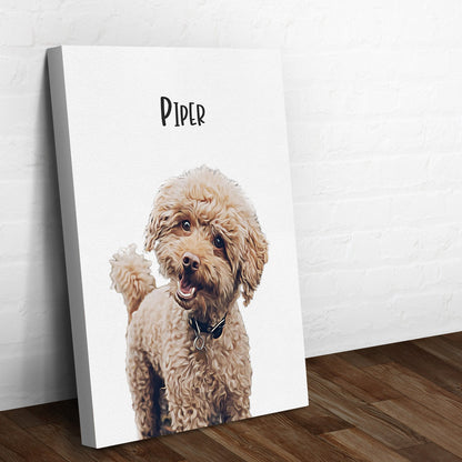 Pet Canvas Sign by Tailored Canvases