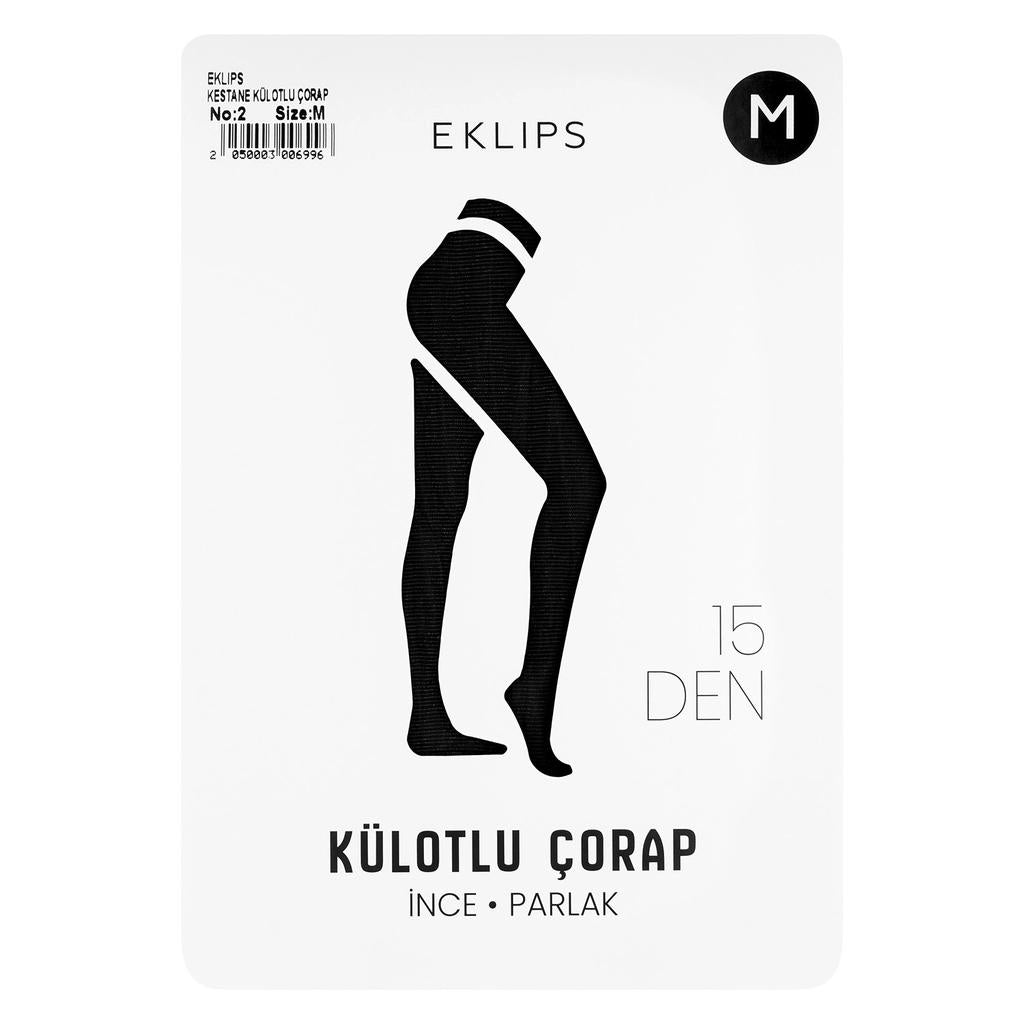Eklips Chestnut Pantyhose Soft Stretch Tights Size M by Beauty Care Bag