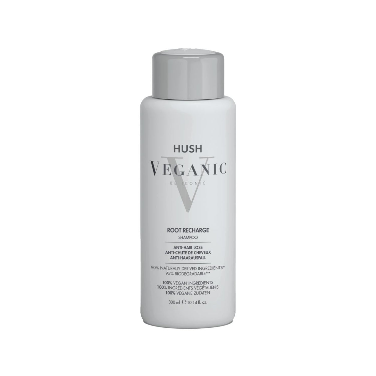 Hush Veganic Root Recharge Strengthening Shampoo 300ml by Beauty Care Bag