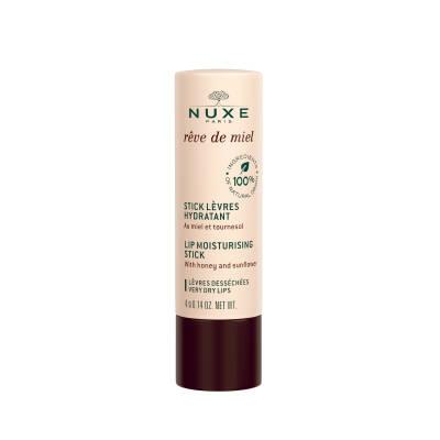 Nuxe Reve de Miel: Natural Honey Lip Balm for Dry, Chapped Lips - Moisturizing Lip Stick, Lip Care & Cracked Lip Treatment by Beauty Care Bag