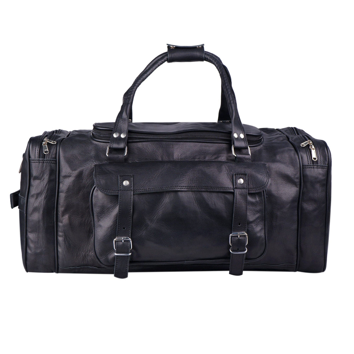 The Dark Knight Traveler + FREE Toiletry Bag by Classy Leather Bags