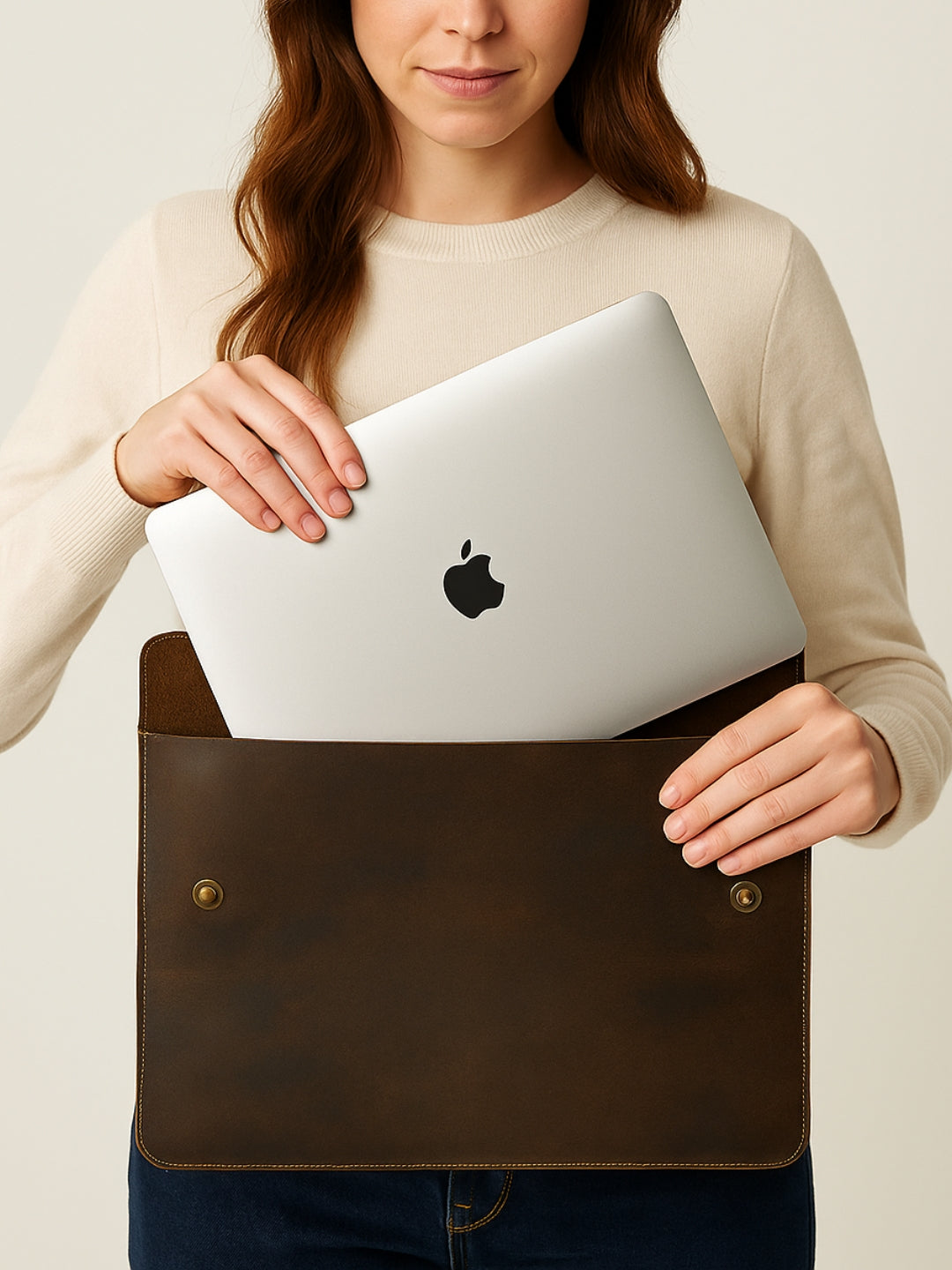 The MacBook Folio by Classy Leather Bags