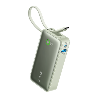 Anker Nano Power Bank (30W, Built-In USB-C Cable) by Anker