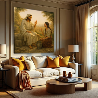 Samaritan at the Well Faith Wall Art II by Tailored Canvases