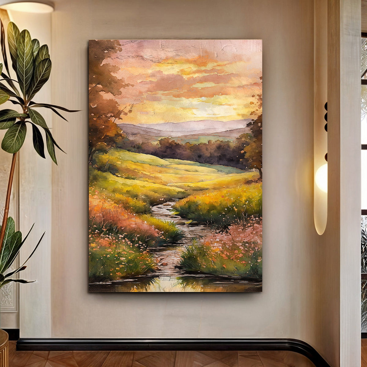 Misty River Wall Art by Tailored Canvases