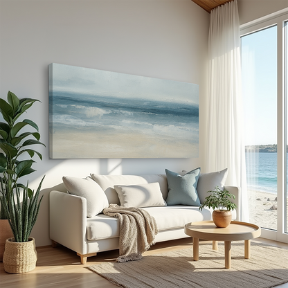 Waterscape Abstract Wall Art IX by Tailored Canvases