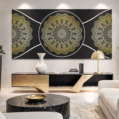 Gold Sacred Geometry Wall Art by Tailored Canvases