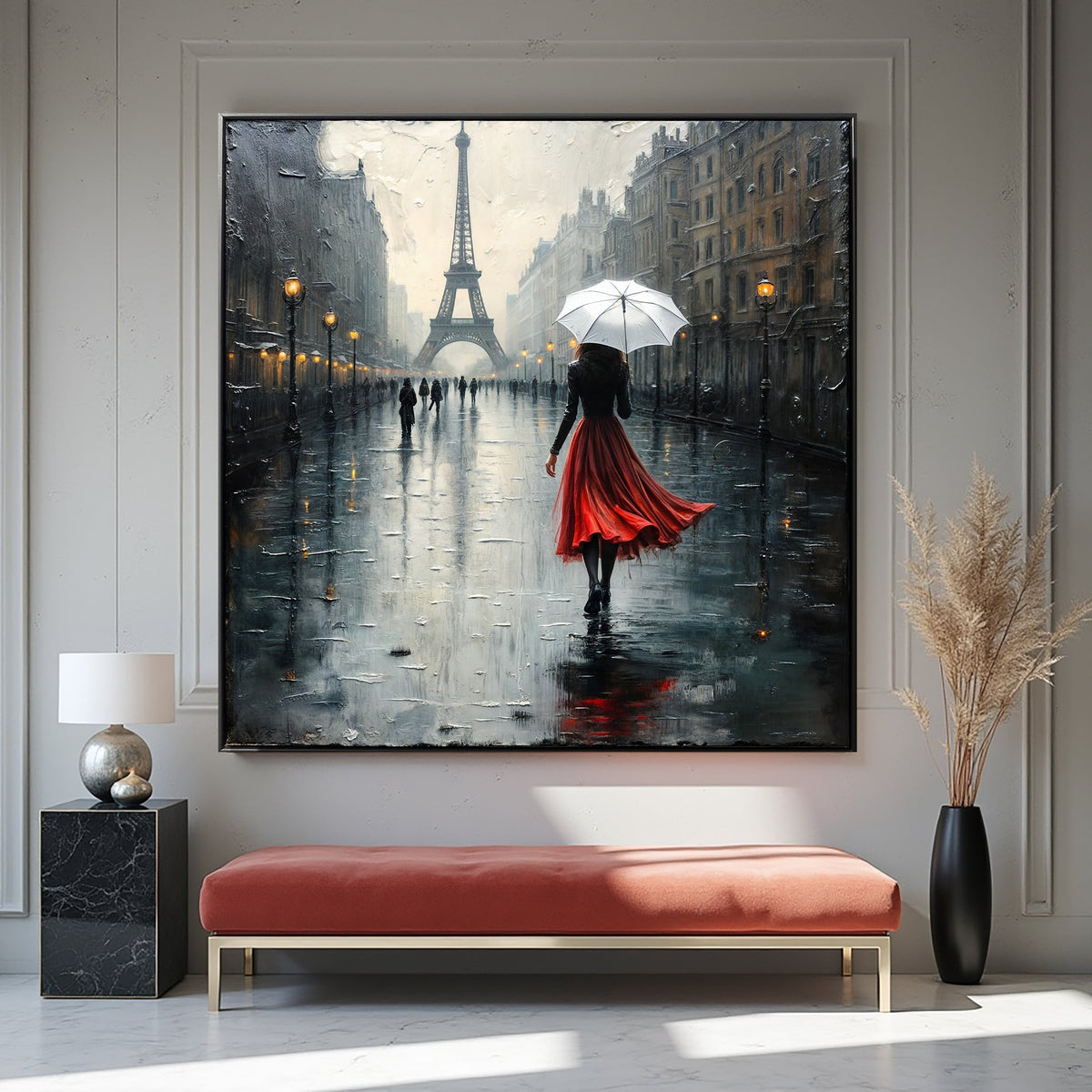 Paris Stroll Painting Wall Art by Tailored Canvases