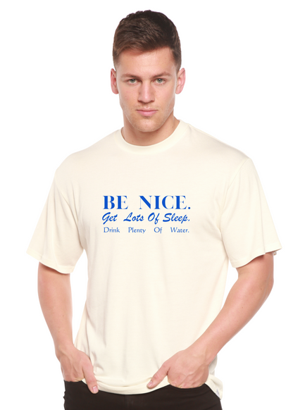 Be Nice men's short sleeve graphic T-shirt in bamboo viscose and organic cotton