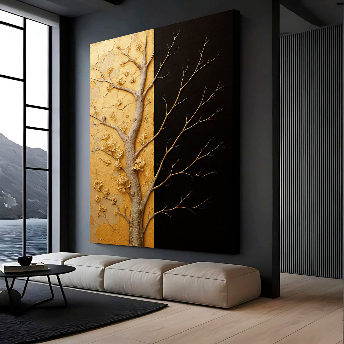 Golden Eclipse Wall Art by Tailored Canvases