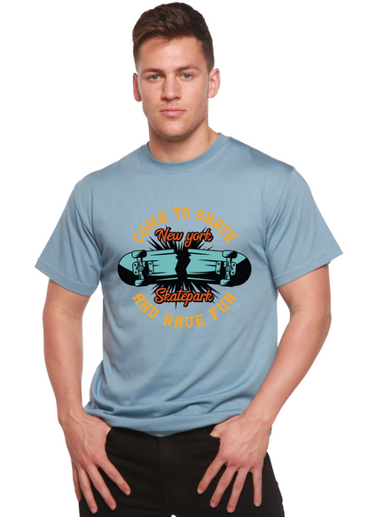 New York Skatepark men's bamboo graphic T-shirt – view 7