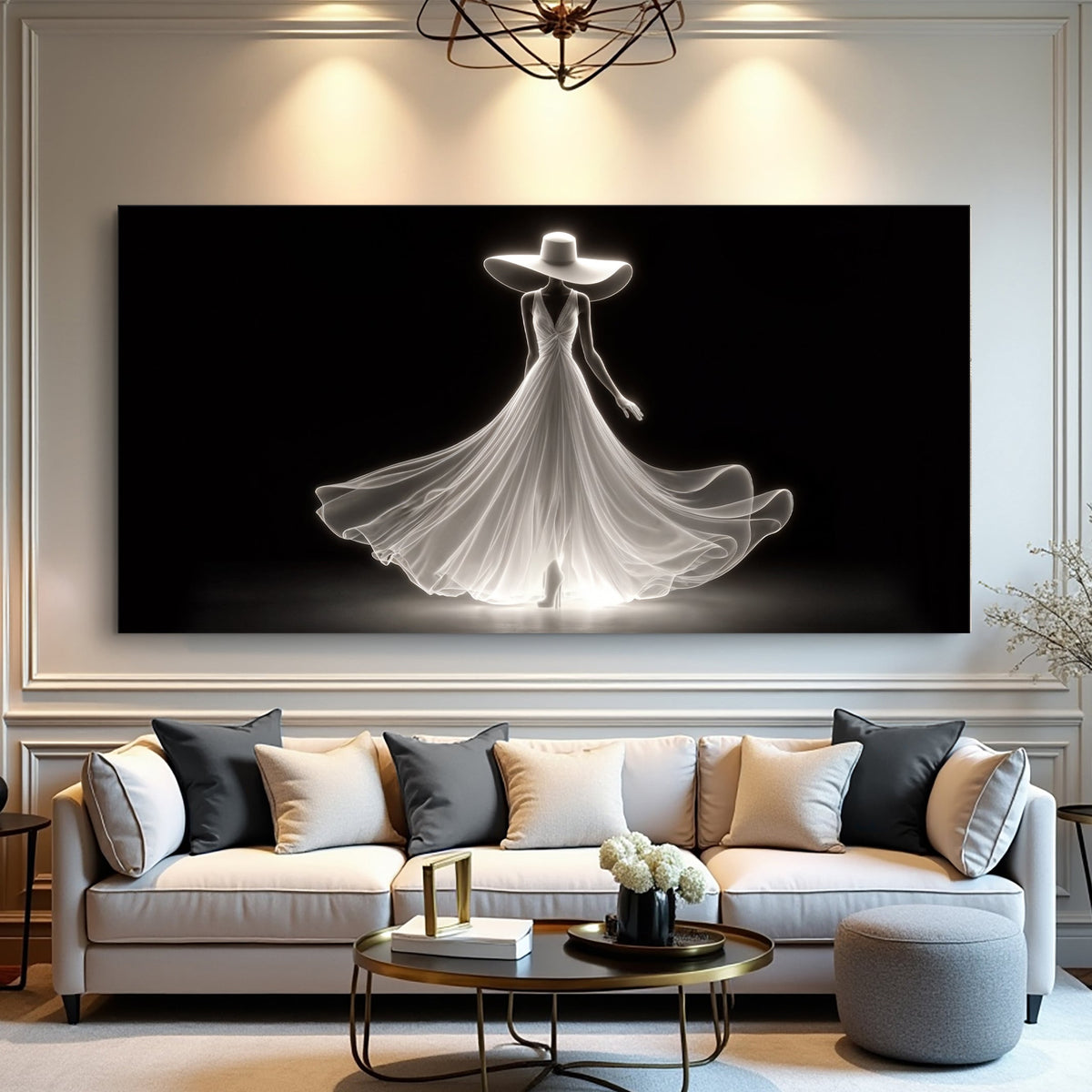 Modern Glam Fashion Wall Art by Tailored Canvases