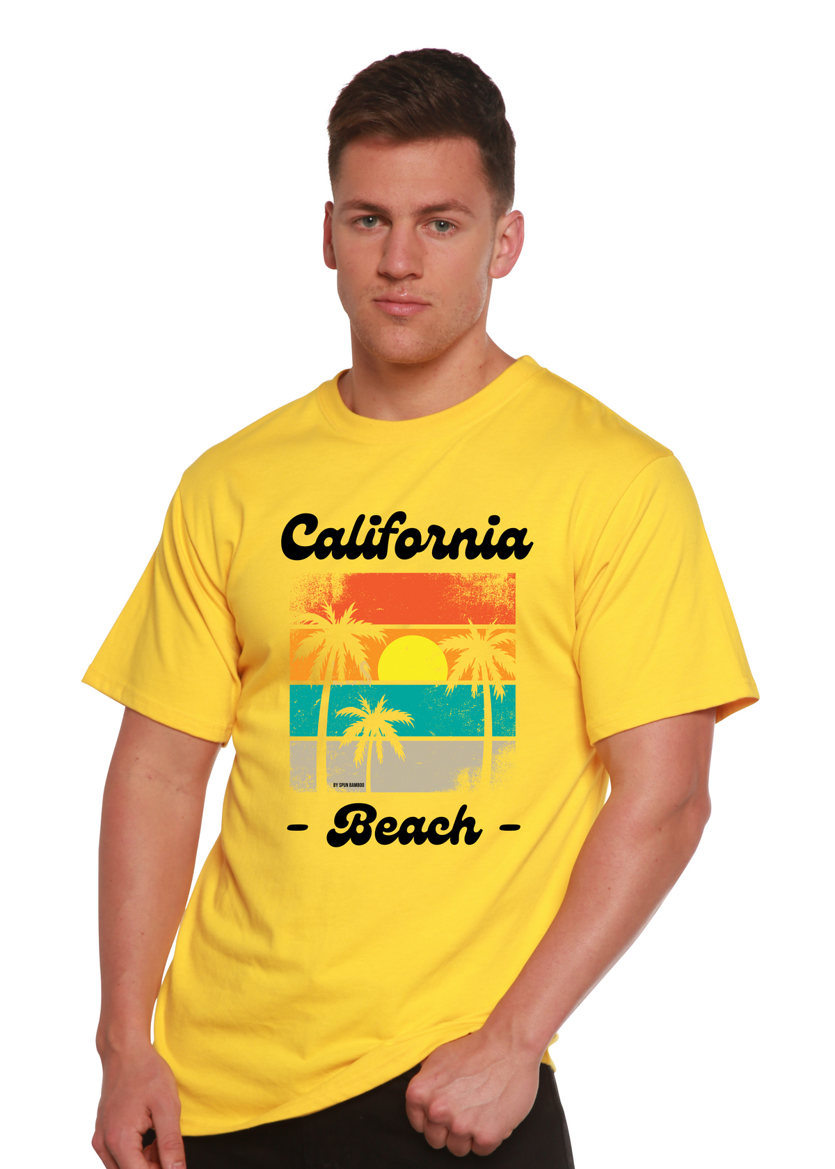 California Beach unisex bamboo graphic T-shirt – view 6