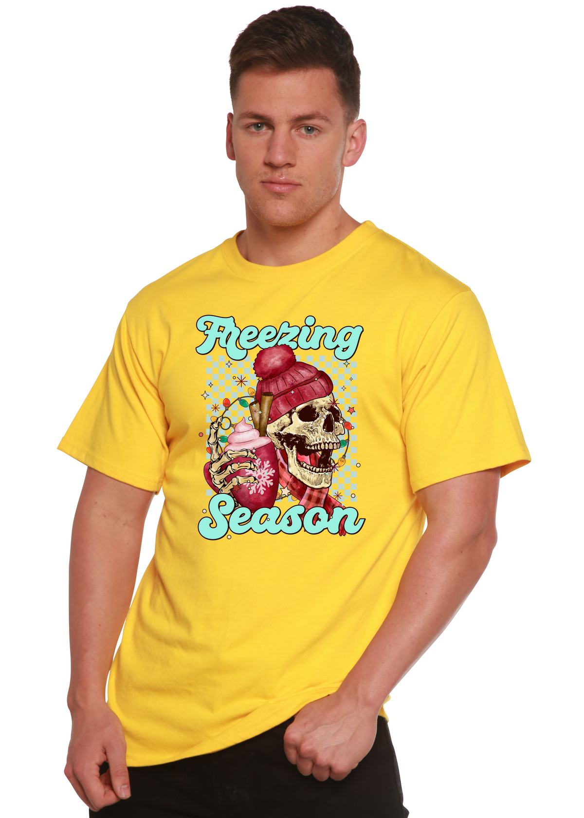 Freezing Season unisex bamboo graphic T-shirt – view 5