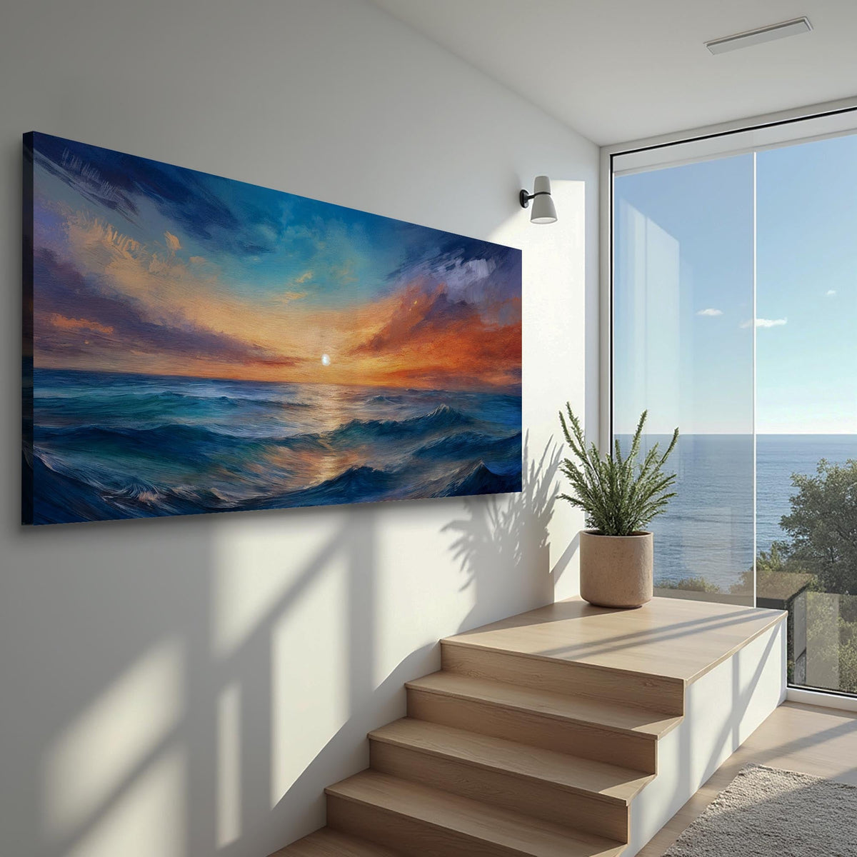 Waterscape Abstract Wall Art XIII by Tailored Canvases