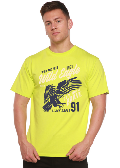 Wild Eagle men's bamboo graphic T-shirt – view 5