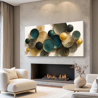 Lotus Leaf Abstract Wall Art VIII by Tailored Canvases