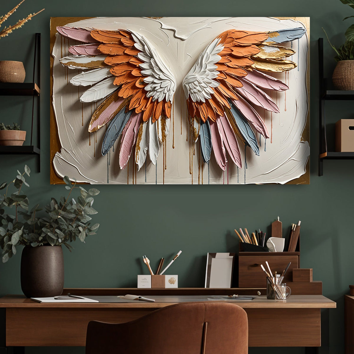Angelic Wings Wall Art by Tailored Canvases