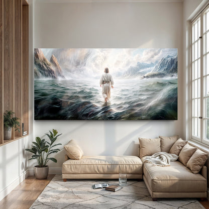 Walking on Water - Faith Wall Art VII by Tailored Canvases