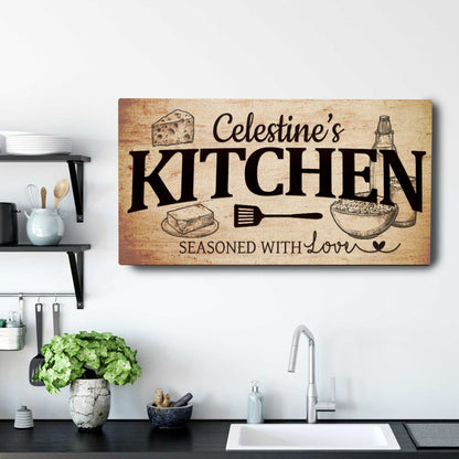 Your Kitchen Sign by Tailored Canvases
