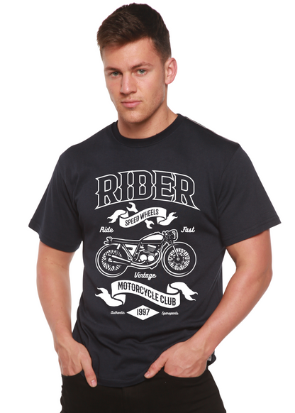 Rider men's bamboo graphic T-shirt – view 3