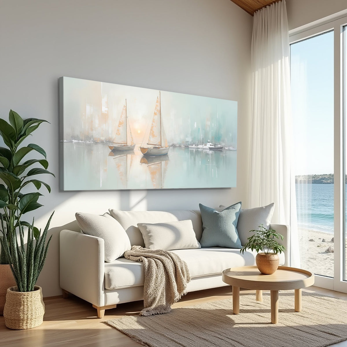 Abstract Pier and Dock Wall Art by Tailored Canvases