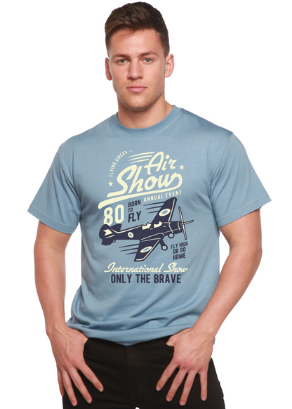 Air Show men's bamboo graphic T-shirt – view 5
